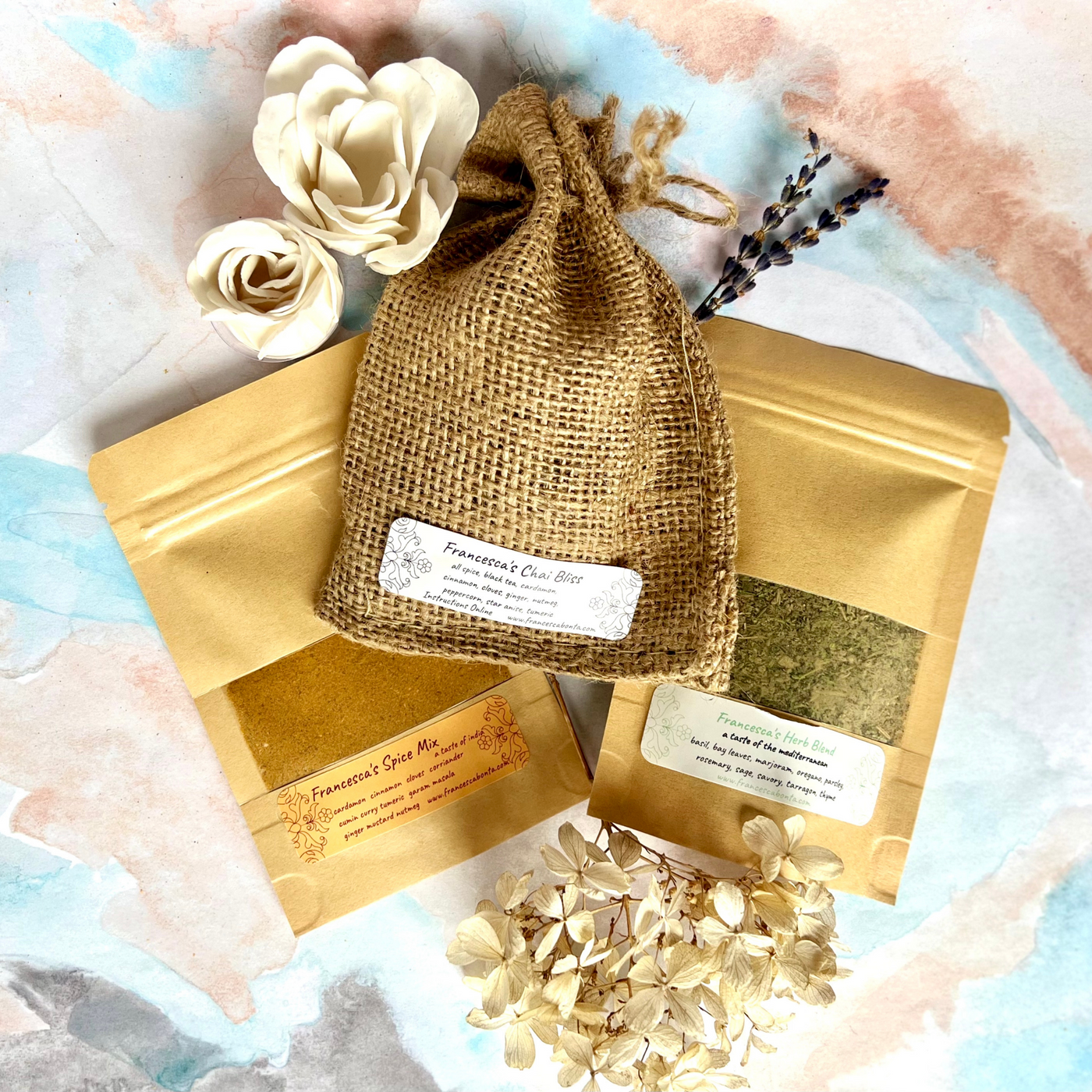 Chai, Herbs & Spices Trio Kit